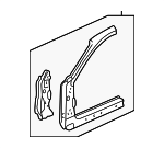 4635S00A10ZZ - Body: Aperture Panel for Honda: Civic Image
