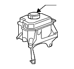 13287295 - Steering: Reservoir for Buick: LaCrosse | Cadillac: SRX, XTS Image