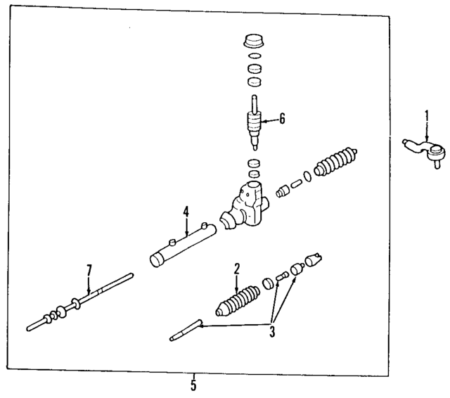 1K2C132110A - : Steering Gear for Kia Image