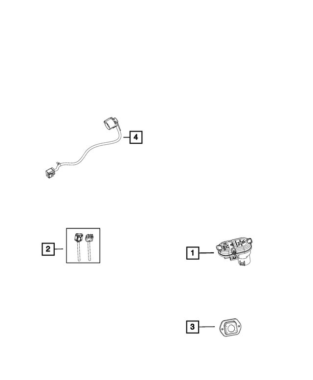 68395316AB - Electrical: Trailer Tow Wiring Kit for Mopar Image