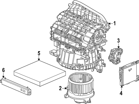 Blower Motor & Fan for 2025 Honda Civic #0