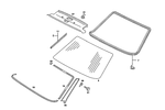 1166700039 - : Shielding Strip for Mercedes-Benz Image