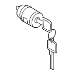 F8632JA00A - Body: Cylinder &amp; Keys for Nissan Image