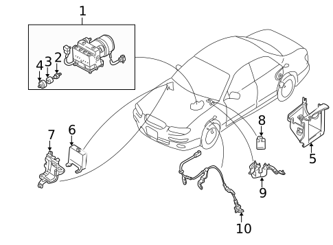 Sensors for 1995 Mazda Millenia #0