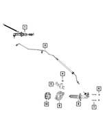 4581907AD - Clutch: Clutch Hydraulic Tube for Jeep: Wrangler Image