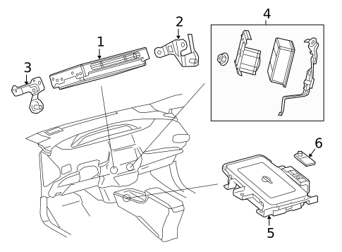 Communication System Components for 2020 Toyota Prius AWD-e #0