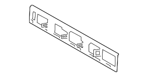 NK3Z6151212A - Body: Roof Side Rail for Ford Image