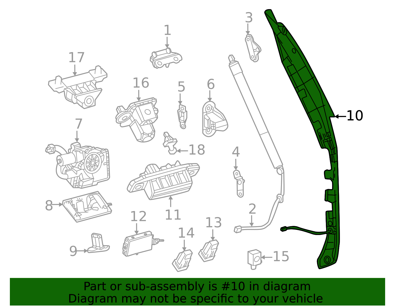 84280-60070 - 2022-2024 Lexus LX600 - Pinch Sensor | My L Parts