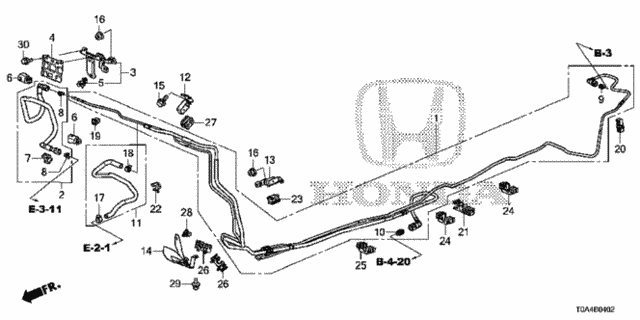 Fuel Pipe (KA/KC) ('15-) for 2016 Honda CR-V #0
