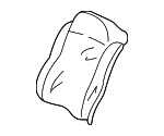 82121S5PA51ZA - Body: Seat Back Cover for Honda: Civic Image
