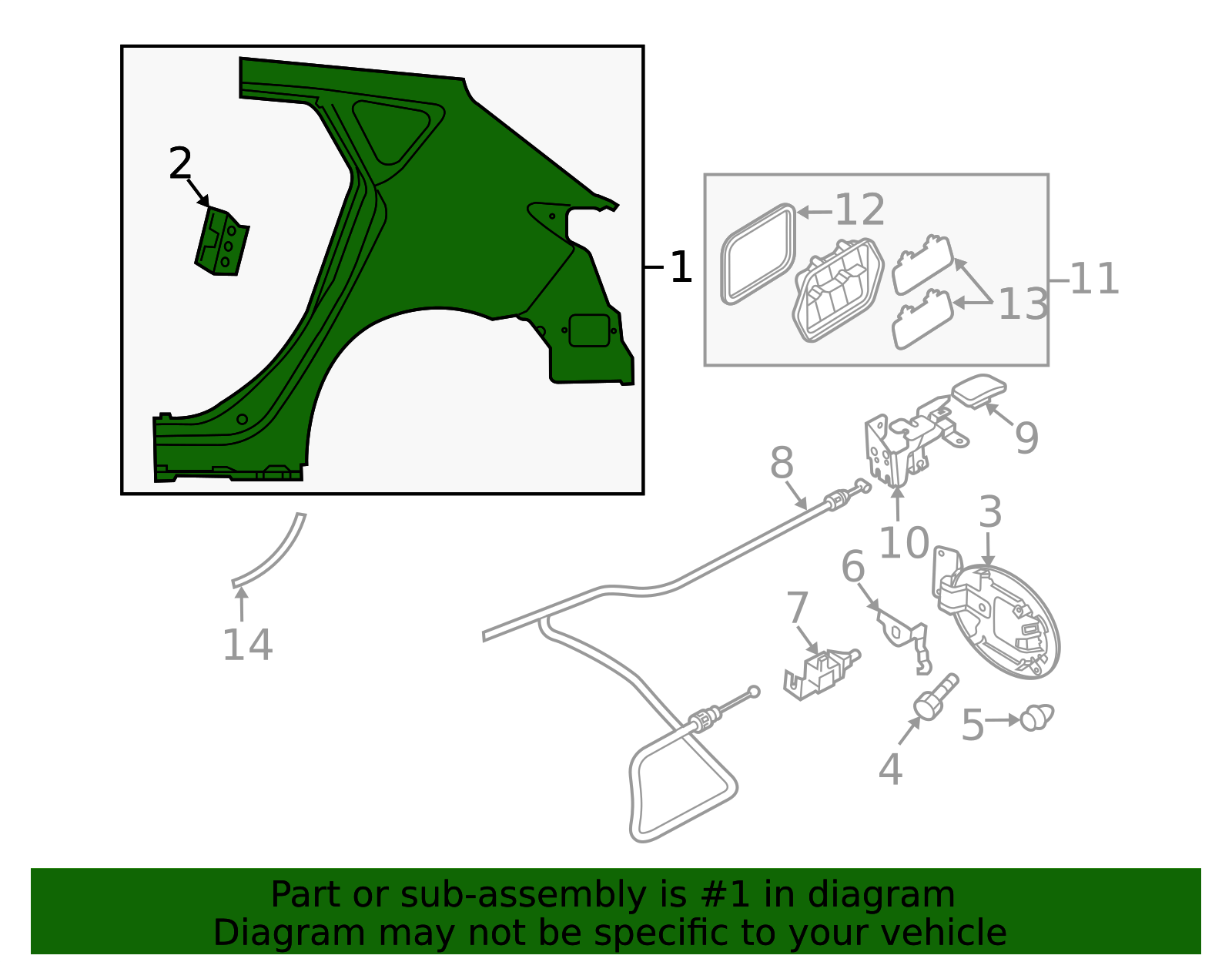 BBY6-71-41X - Quarter Panel 2010-2013 Mazda 3 | Mazda-Parts