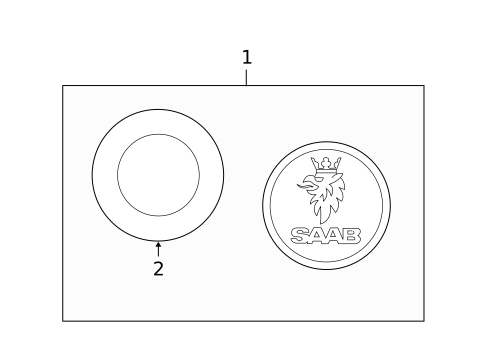 Exterior Trim - Hood for 2007 Saab 9-5 #0
