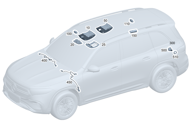 2479066206 - Electr. System: Interior Lamp for Mercedes-Benz Image image