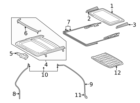 Sunroof for 2007 Lexus RX350 #0