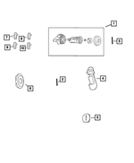 68078076AB - Doors, Door Mirrors and Related Parts: Latch Clip Kit for Chrysler: 200, 300, Pacifica, Voyager | Dodge: Caliber, Challenger, Charger, Dart, Durango, Journey, Ram 2500, Ram 3500 | Jeep: Cherokee, Compass, Gladiator, Grand Cherokee, Grand Cherokee WK, Patriot, Wrangler, Wrangler JK | Ram: 1500, 1500 Classic, 2500, 3500 Image