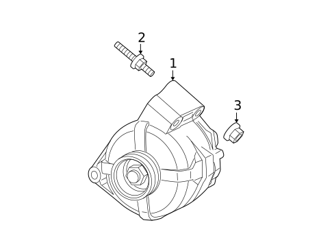 Alternator for 2005 Buick LaCrosse #0