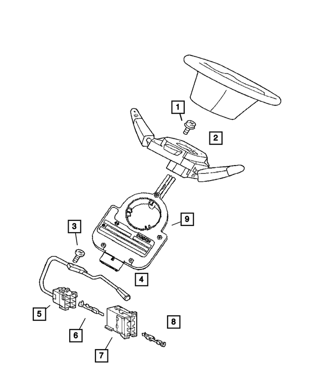 5103539AC - Electrical: Steering Column Switch for Mopar Image