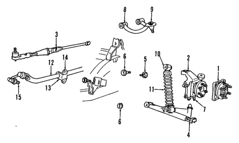 Rear Suspension for 1993 Dodge Viper #0