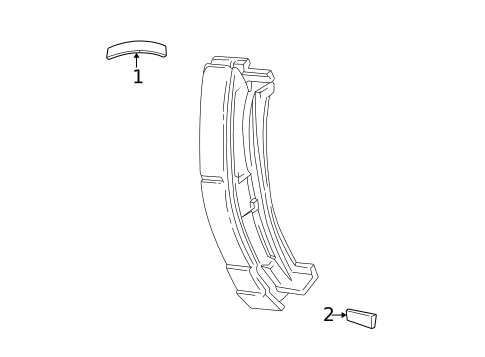 Exterior Trim - Cab for 1999 Ford Ranger #0