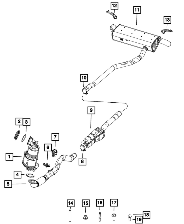 68477775AC - Exhaust: Catalytic Converter for Mopar Image image