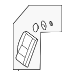 25392023028S40 - Body: Seat Back Cover for Mercedes-Benz Image