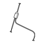 6958A015 - Body: Lock Cable for Mitsubishi Image