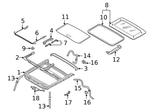 Sunroof for 2002 INFINITI I35 #0