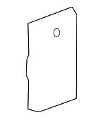 15182587 - Body: Door Lock Striker Plate for GM Image