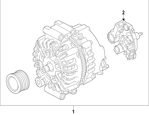 Alternator for 2022 BMW M850i xDrive Gran Coupe #1