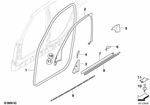 51333331189 - : Door Weatherstrip, Bottom for BMW Image