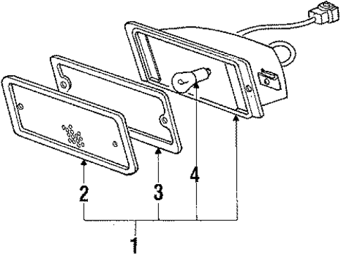 Park Lamps for 1984 Dodge Ram 50 #0