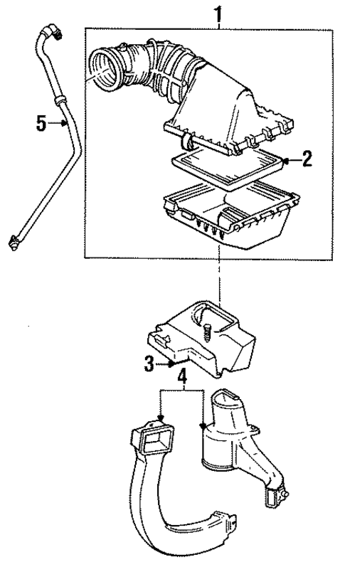 Air Intake for 1993 Cadillac Allante #0