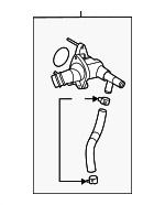 256202J101 - : Water Inlet for Hyundai Image