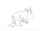2038601969 - Driver Seat: Fastener for Mercedes-Benz Image