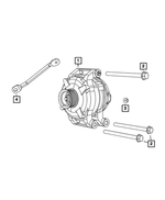 6502720 - Electrical: Hex Flange Lock Nut for Mopar Image