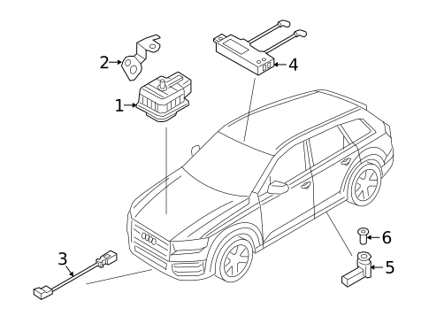 Anti-Theft Components for 2022 Audi SQ7 #0