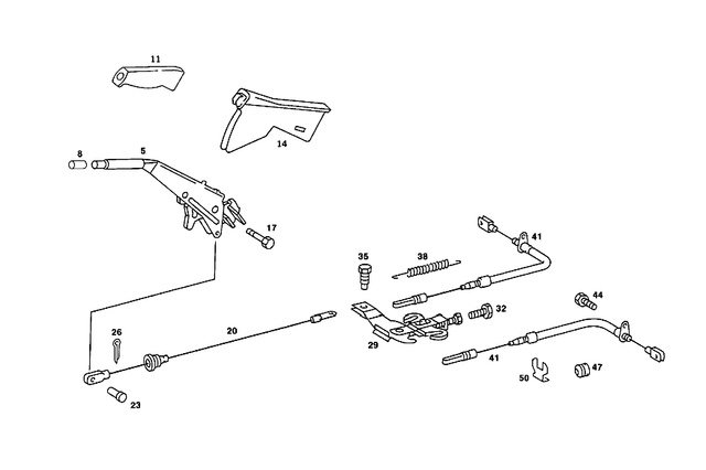 2014200785 - : Brake Cable for Mercedes-Benz Image