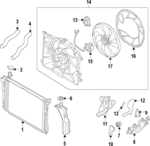 256003CGGG0 - Cooling System: Thermostat Housing for Hyundai Image