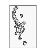 51210S4KA00 - Suspension: Knuckle for Honda: Accord Image