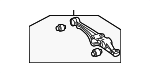 51355S84A00 - Suspension: Lower Control Arm for Honda: Accord Image