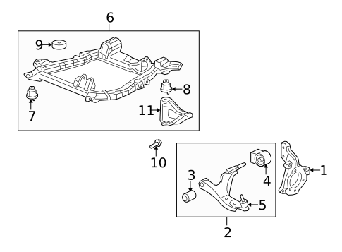 Suspension Components for 2008 Saturn Vue #0