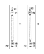 68541117AC - Differential and Drive Line: Drive Shaft for Mopar Image