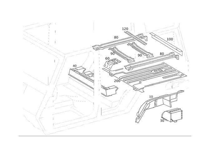 4636100132 - Substructure: Connection for Mercedes-Benz: G55 AMG, G550, G550 4x4, G63 AMG, G65 AMG Image image