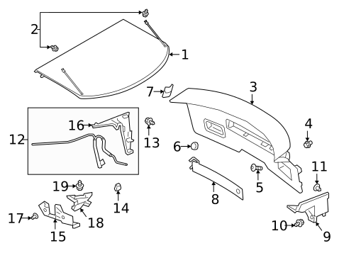 Interior Trim for 2020 Jaguar I-Pace #0