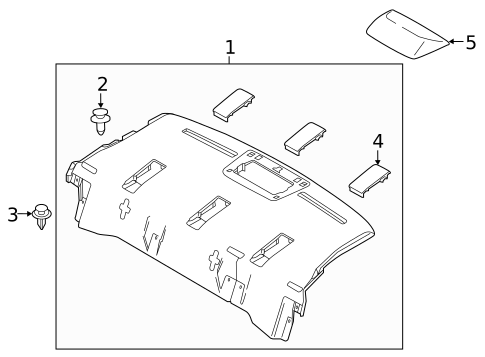 Interior Trim - Rear Body for 2016 Scion iA #1