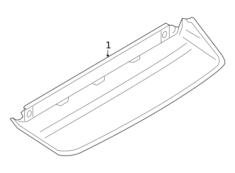 High Mounted Stop Lamp for 2011 Audi A4 #0