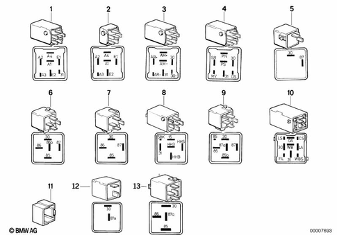 Control Units, Modules, Sensors for 1992 BMW 535i #1