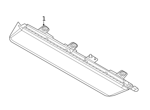 High Mounted Stop Lamp for 2022 Hyundai Sonata #0