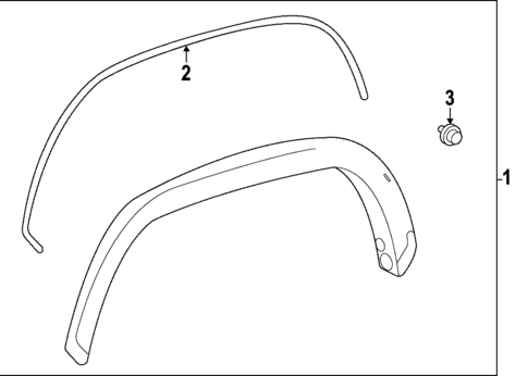 Exterior Moldings for 2025 Toyota Tundra #1