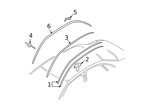 Exterior Trim - Roof for 2007 Audi A4 Quattro #0